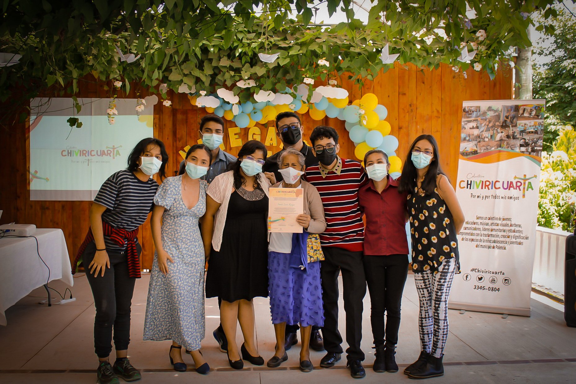  La abuela que siempre resistió, acompañó el décimo aniversario de la Resistencia Pacífica de la Puya, en marzo de 2022. Foto de Maylin Hernández 